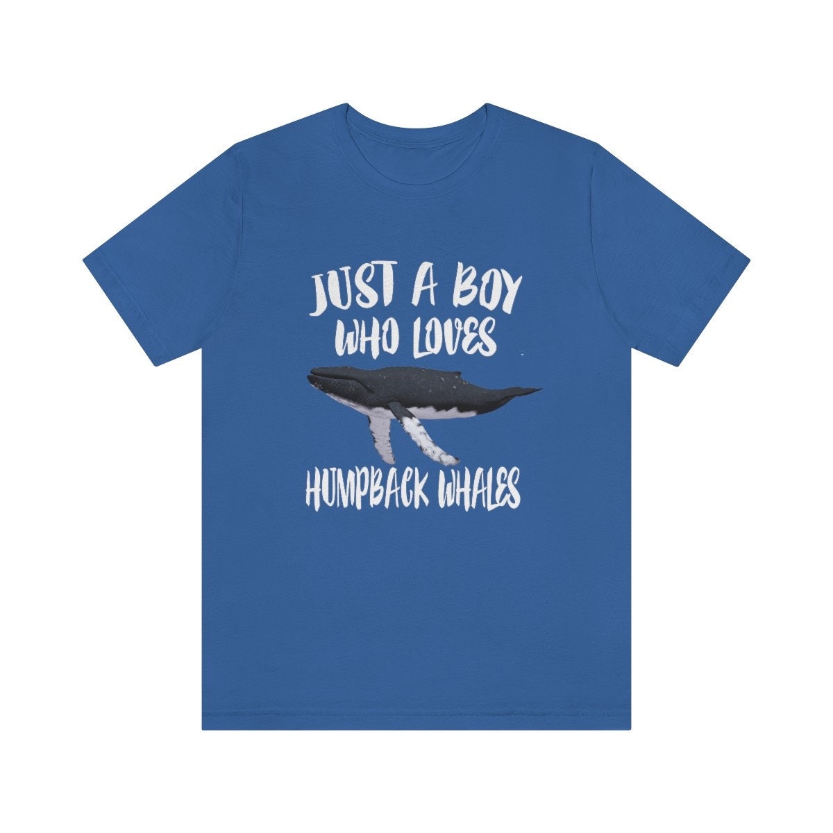 Just A Boy Who Loves Humpback Whales Shirt, Humpback Whale Lover Shirt, Humpback Whale Shirt, Whale Gift, Animal Adult Kids T-Shirt Image 2
