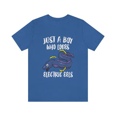 Just A Boy Who Loves Electric Eels Shirt - electric eel print design