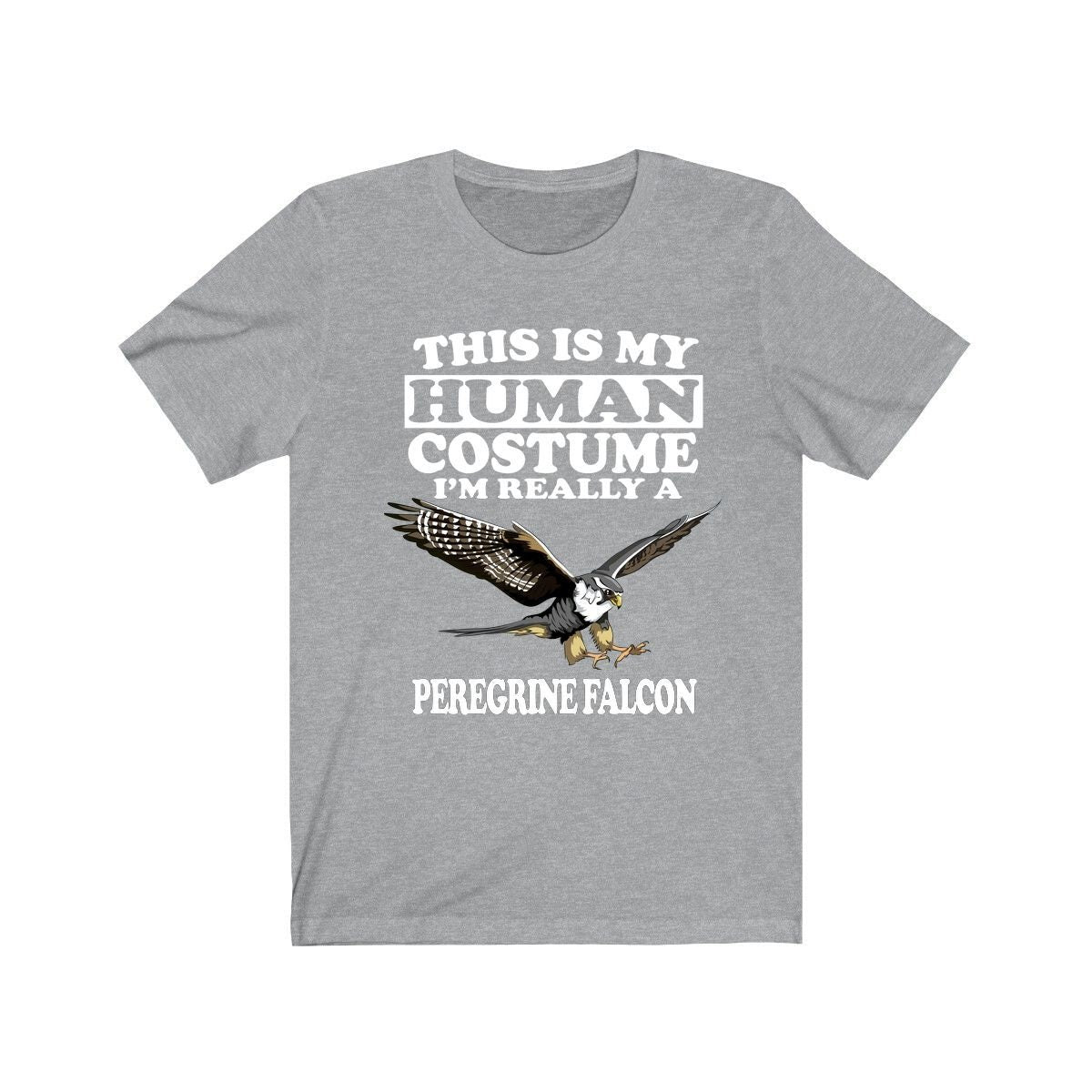 This Is My Human Costume I'm Really A Peregrine Falcon Bird Shirt, Falcon Lover Shirt, Birding Shirt, Bird Funny Gift, Animal Adult Kids Image 3