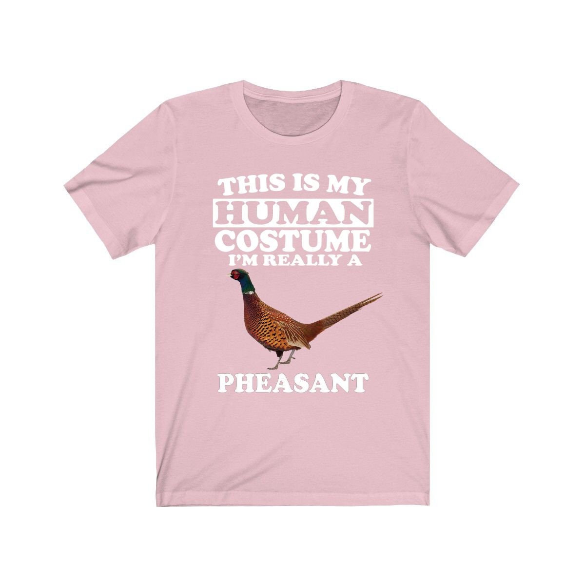 This Is My Human Costume I'm Really A Pheasant Bird Shirt, Pheasant Lover Shirt, Birding Shirt, Pheasant Funny Gift, Animal Adult Kids Image 4
