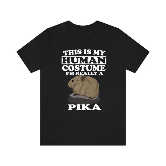 This is my human costume I am really a pika alpine mountain mammal tee