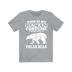 This Is My Human Costume I'm Really A Polar Bear Shirt - Polar Bear print design