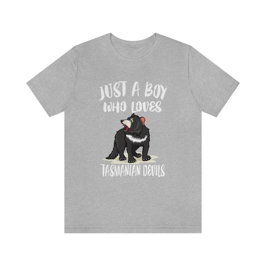 Just a boy who loves Tasmanian devils endangered Australian marsupial tee