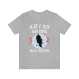 Just A Boy Who Loves Bald Eagles Bird Shirt, Bald Eagle Lover Shirt, Birding Shirt, Eagle Shirt, Animal Adult Kids T-Shirt Image 2