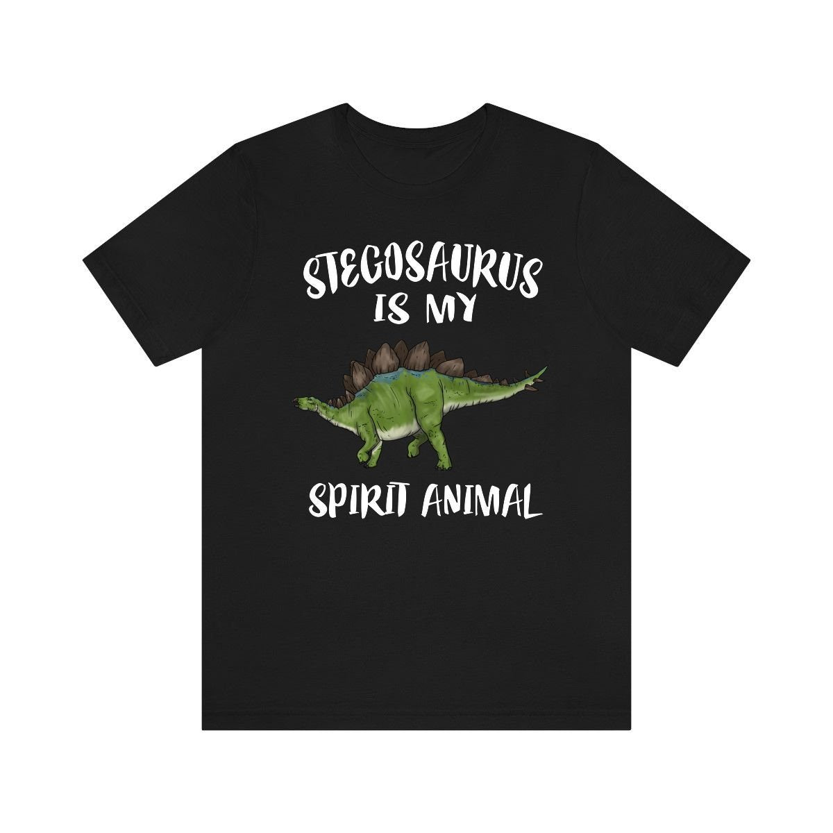 Stegosaurus Is My Spirit Animal Shirt, Stegosaurus Lover Shirt, Dinosaur shirt, Dinosaur Lover Gift Animal Adult Toddler Kids T-Shirt Image 2