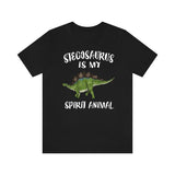 Stegosaurus Is My Spirit Animal Shirt, Stegosaurus Lover Shirt, Dinosaur shirt, Dinosaur Lover Gift Animal Adult Toddler Kids T-Shirt Image 2