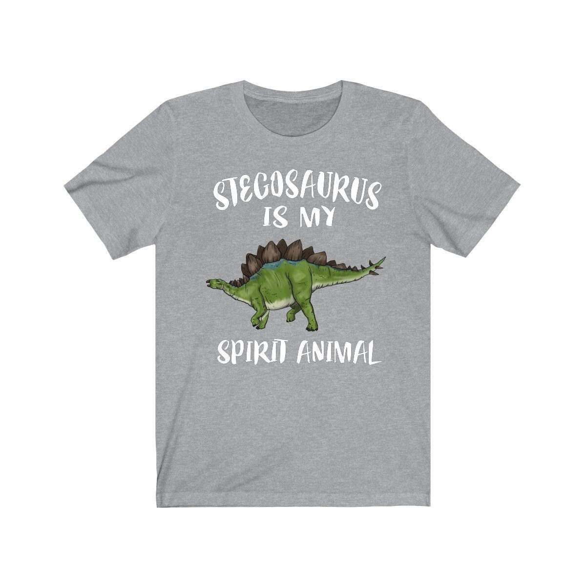 Stegosaurus Is My Spirit Animal Shirt, Stegosaurus Lover Shirt, Dinosaur shirt, Dinosaur Lover Gift Animal Adult Toddler Kids T-Shirt Image 1