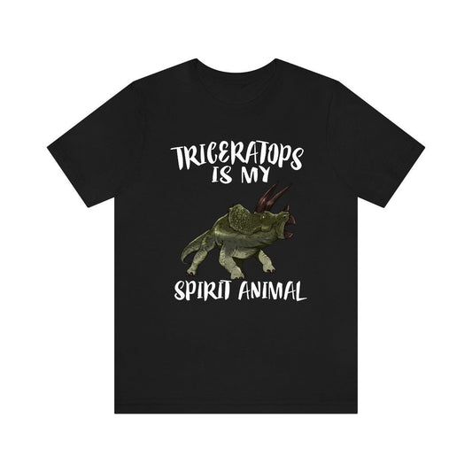 Triceratops Is My Spirit Animal Shirt, Triceratops Lover Shirt, Dinosaur shirt, Dinosaur Lover Gift Animal Adult Toddler Kids T-Shirt Image 2
