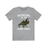 Triceratops Is My Spirit Animal Shirt, Triceratops Lover Shirt, Dinosaur shirt, Dinosaur Lover Gift Animal Adult Toddler Kids T-Shirt Image 1