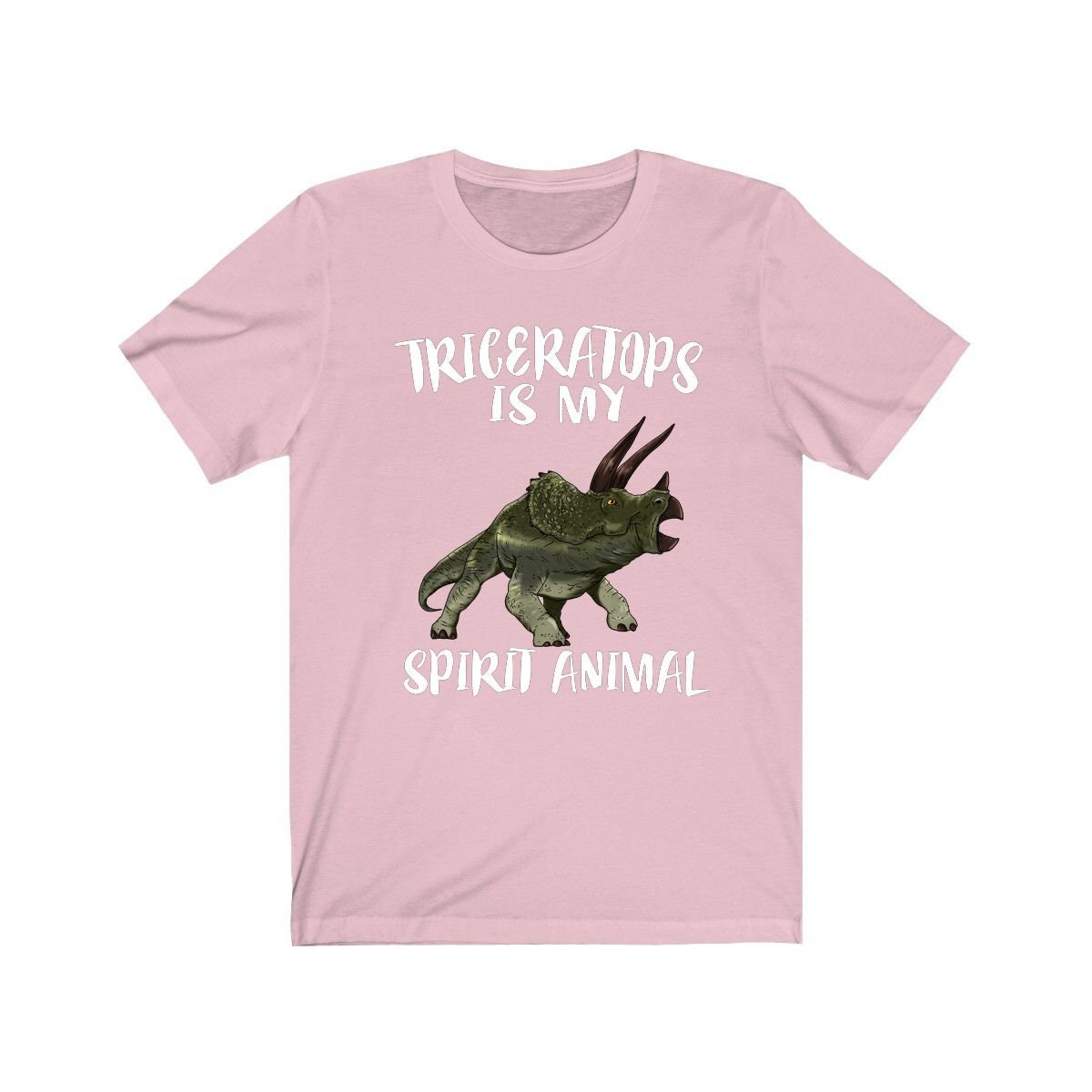 Triceratops Is My Spirit Animal Shirt, Triceratops Lover Shirt, Dinosaur shirt, Dinosaur Lover Gift Animal Adult Toddler Kids T-Shirt Image 4