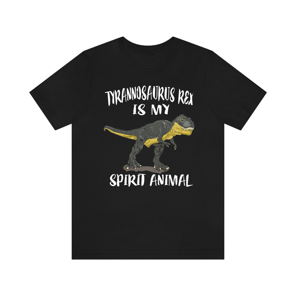 Tyrannosaurus Rex Is My Spirit Animal Shirt, T-Rex Lover Shirt, Dinosaur shirt, Dinosaur Lover Gift Animal Adult Toddler Kids T-Shirt Image 1