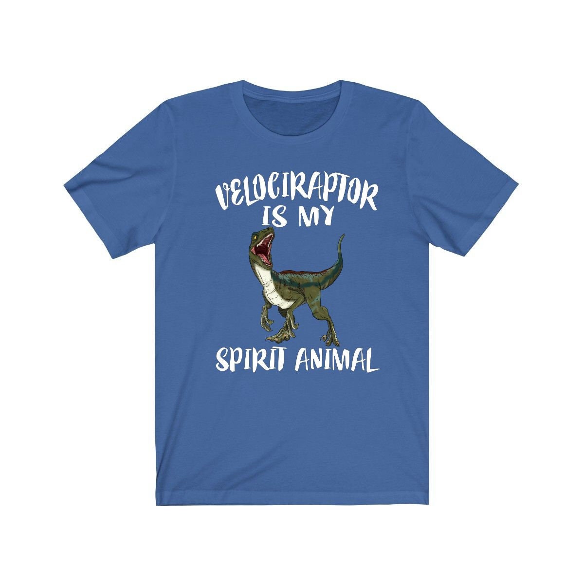 Velociraptor Is My Spirit Animal Shirt, Velociraptor Lover Shirt, Dinosaur shirt, Dinosaur Lover Gift Animal Adult Toddler Kids T-Shirt Image 3