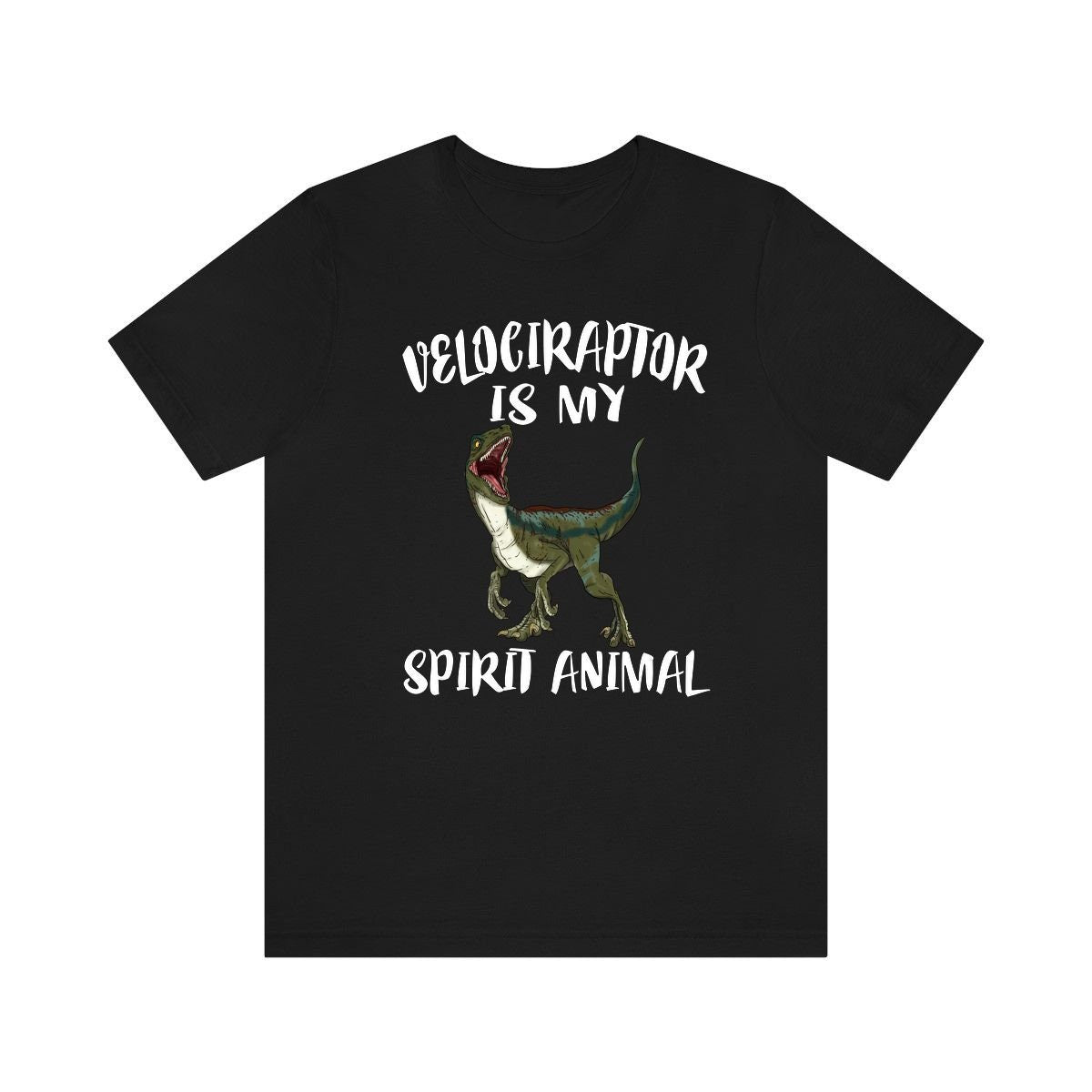Velociraptor Is My Spirit Animal Shirt, Velociraptor Lover Shirt, Dinosaur shirt, Dinosaur Lover Gift Animal Adult Toddler Kids T-Shirt Image 2
