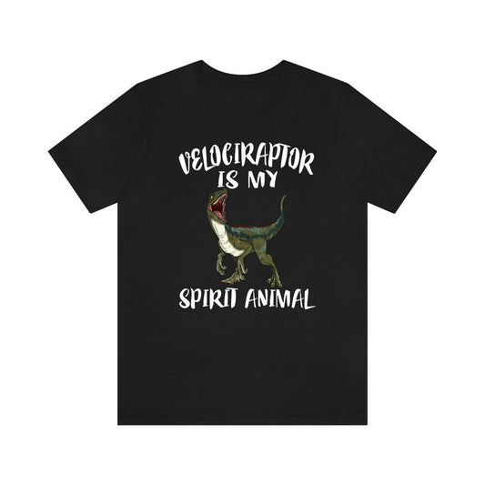 Velociraptor Is My Spirit Animal Shirt, Velociraptor Lover Shirt, Dinosaur shirt, Dinosaur Lover Gift Animal Adult Toddler Kids T-Shirt Image 2