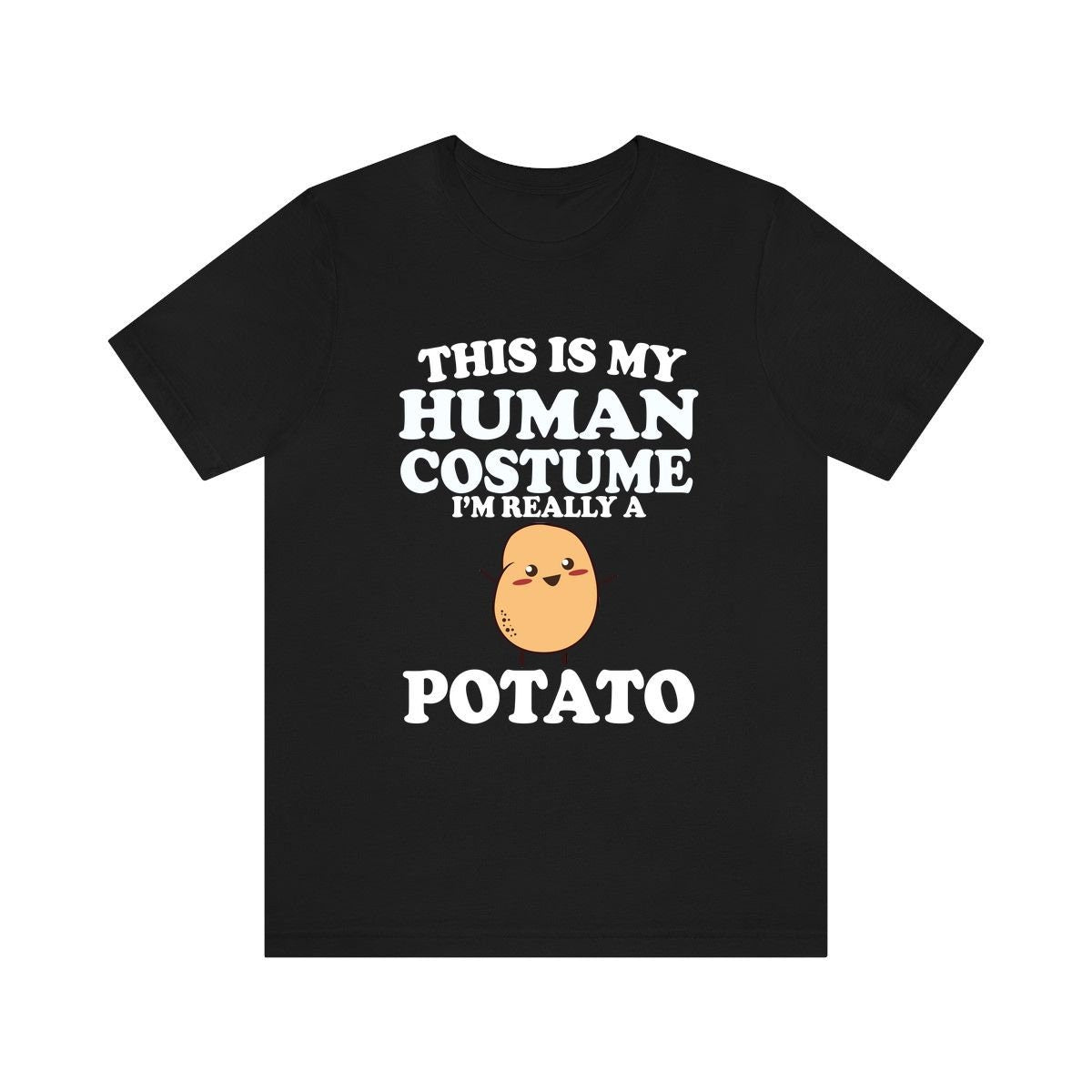 This Is My Human Costume I'm Really A Potato Shirt, Potato Lover Shirt, Potato Shirt, Vegetable Funny Gift, Animal Adult Kids Image 2