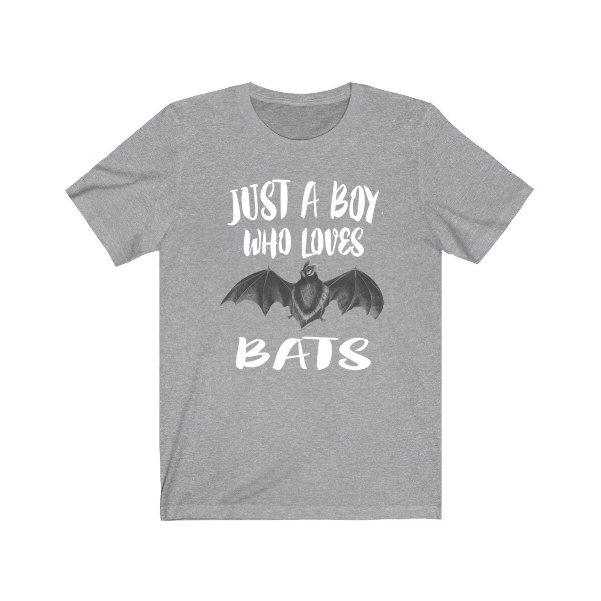 Just A Boy Who Loves Bats Shirt, Bat Lover Shirt, Bat Shirt, Bat Gift, Animal Adult Kids T-Shirt Image 3