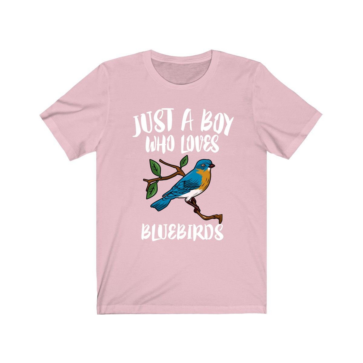 Just A Boy Who Loves Bluebirds Shirt, Bluebird Lover Shirt, Birding Shirt, Bird Gift, Animal Adult Kids T-Shirt Image 4