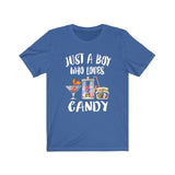 Just A Boy Who Loves Candy Shirt, Candy Lover Shirt, Candy Shirt, Candy Gift, Adult Kids T-Shirt Image 2