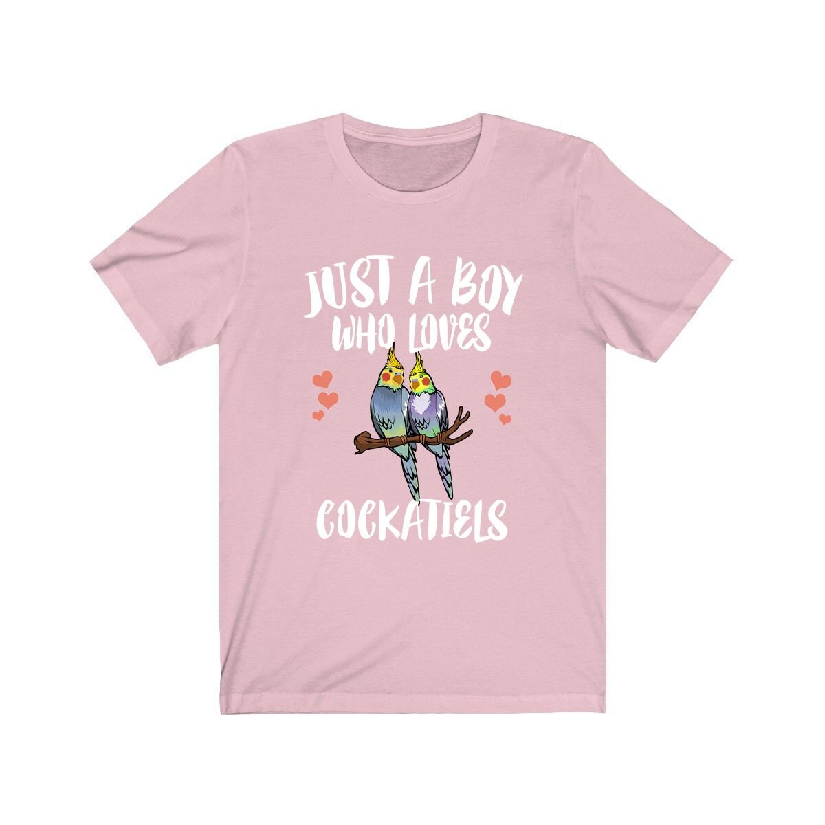 Just A Boy Who Loves Cockatiels Shirt, Cockatiel Lover Shirt, Cockatiel Shirt, Cockatiel Owner Gift, Animal Adult Kids T-Shirt Image 4