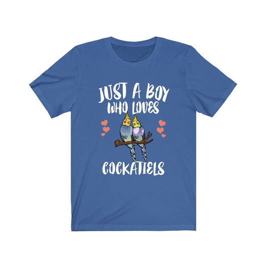 Cockatiel T-Shirt for Boys - cockatiel print design