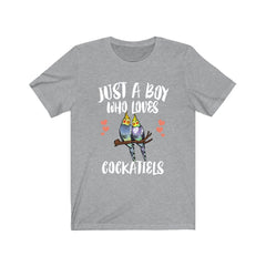 Cockatiel T-Shirt for Boys - cockatiel print design