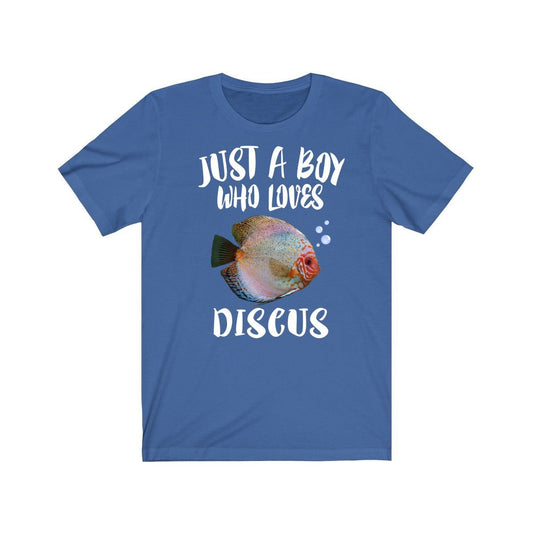 Just A Boy Who Loves Discus Fish Shirt - Discus print design