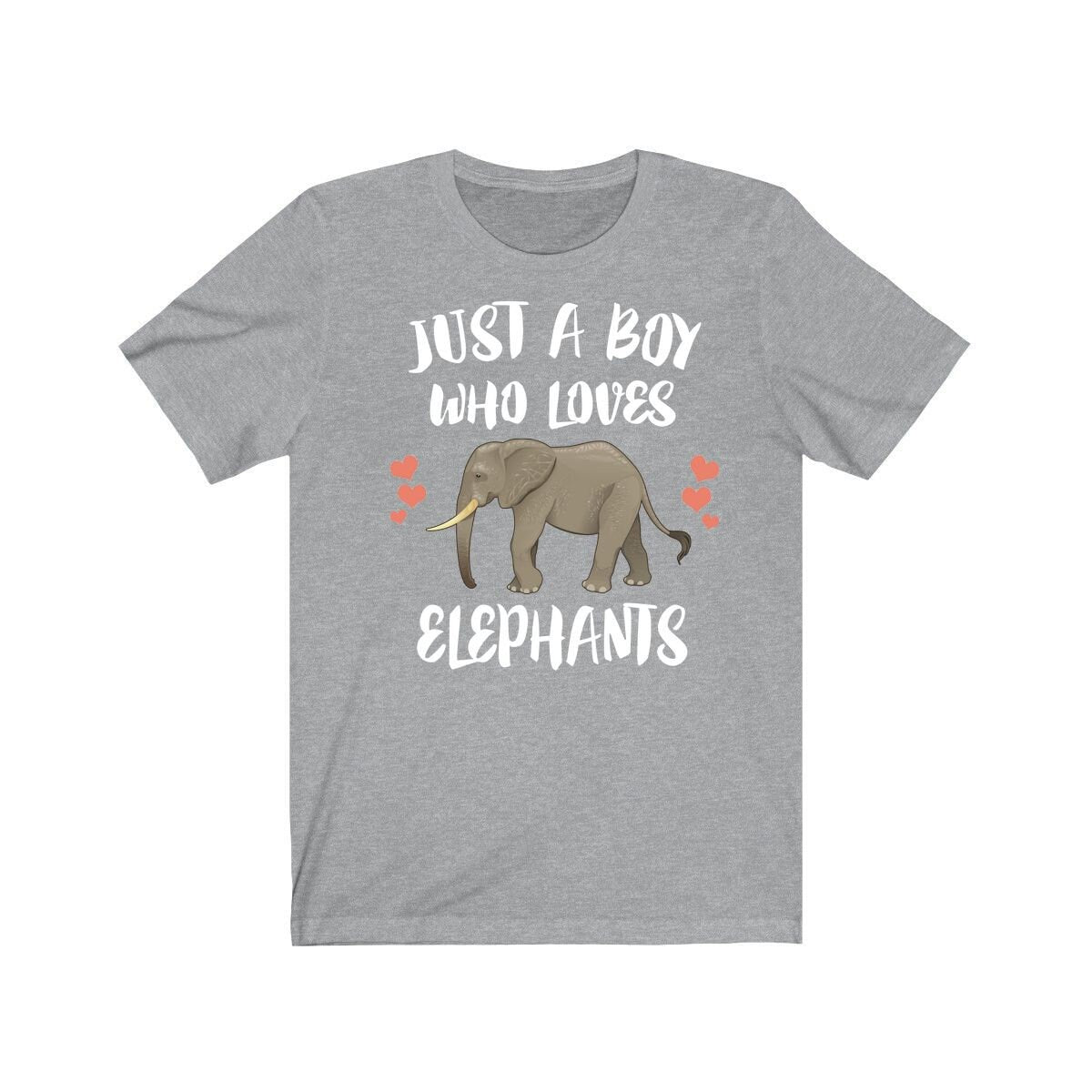 Just A Boy Who Loves Elephants Shirt, Elephant Lover Shirt, Elephant Shirt, Elephant Lover Gift, Animal Adult Kids T-Shirt Image 3