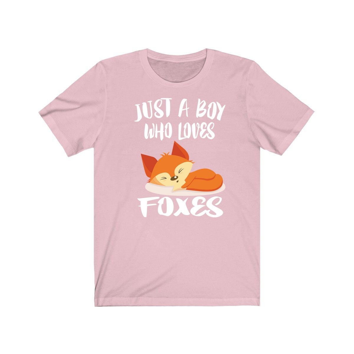 Just A Boy Who Loves Foxes Shirt, Fox Lover Shirt, Fox Shirt, Fox Lover Gift, Animal Adult Kids T-Shirt Image 3