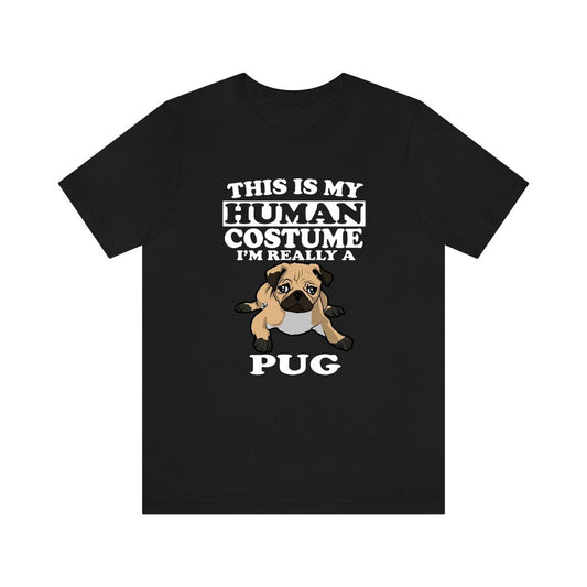 Pug Costume Funny T-Shirt - novelty pug print design