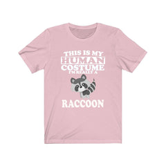 This Is My Human Costume I'm Really A Raccoon Shirt - raccoon print design