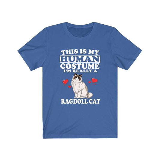 This Is My Human Costume I'm Really A Ragdoll Cat Shirt - ragdoll cat print design