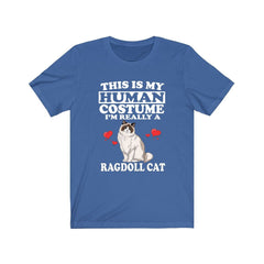 This Is My Human Costume I'm Really A Ragdoll Cat Shirt - ragdoll cat print design