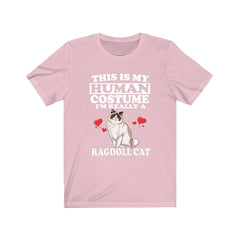 This Is My Human Costume I'm Really A Ragdoll Cat Shirt - ragdoll cat print design