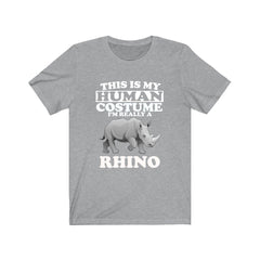 Rhino Human Costume Shirt - rhinoceros print design