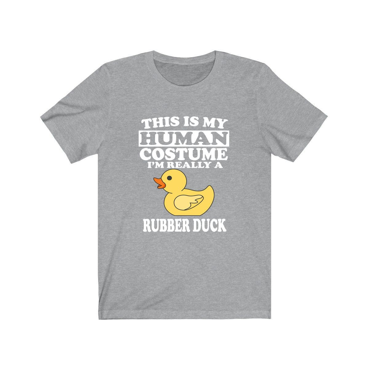 This Is My Human Costume I'm Really A Rubber Duck Shirt, Rubber Duck Lover Shirt, Duck Shirt, Duck Funny Gift, Adult Kids Shirt Image 3