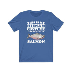 This Is My Human Costume I'm Really A Salmon Shirt - salmon print design