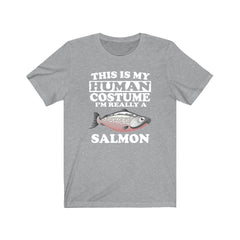 This Is My Human Costume I'm Really A Salmon Shirt - salmon print design