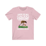 This Is My Human Costume I'm Really A Sandhill Crane Shirt, Sandhill Crane Lover Shirt, Birding Shirt, Crane Funny Gift, Adult Kids Shirt Image 4
