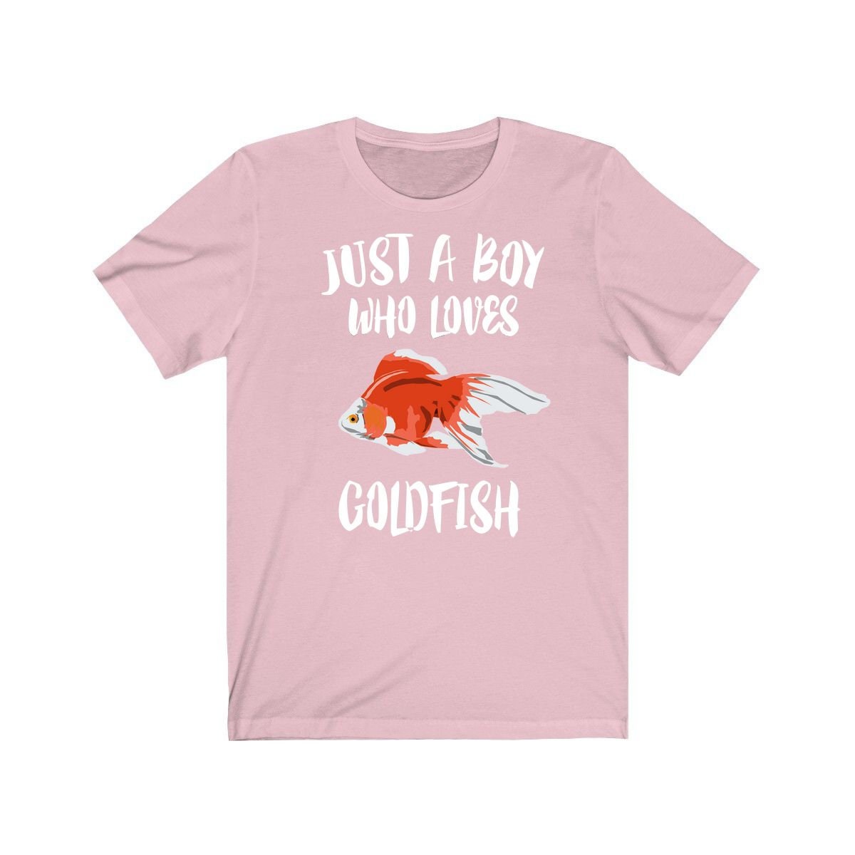 Just A Boy Who Loves Goldfish Fish Shirt, Goldfish Lover Shirt, Goldfish Shirt, Goldfish Lover Gift, Animal Adult Kids T-Shirt Image 4