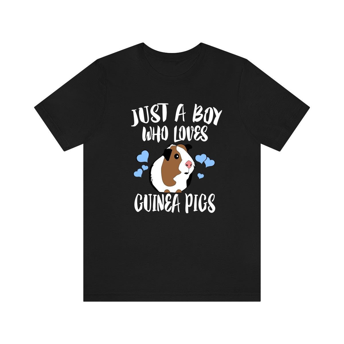Just A Boy Who Loves Guinea Pigs Shirt, Guinea Pig Lover Shirt, Guinea Pig Shirt, Guinea Pig Lover Gift, Animal Adult Kids T-Shirt Image 1