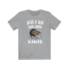 Just a boy who loves kiwi birds New Zealand flightless bird tee