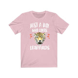 Just A Boy Who Loves Leopards Shirt, Leopard Lover Shirt, Leopard Shirt, Leopard Lover Gift, Animal Adult Kids T-Shirt Image 4