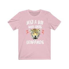 Just A Boy Who Loves Leopards Shirt - leopard print design