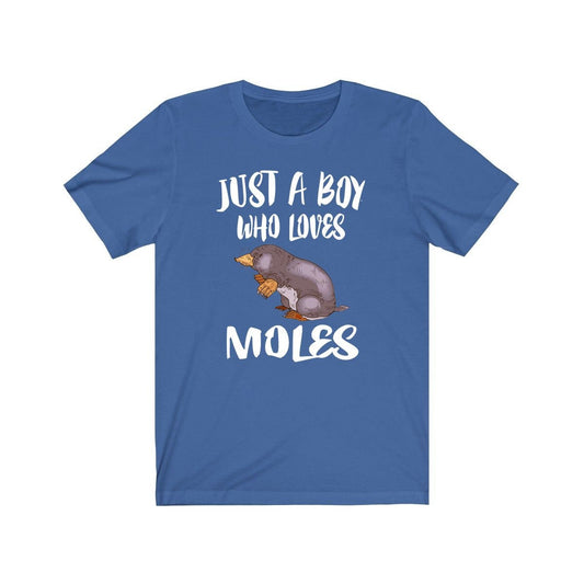 Just A Boy Who Loves Moles Shirt - mole print design