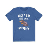 Just A Boy Who Loves Moles Shirt, Mole Lover Shirt, Mole Shirt, Mole Lover Gift, Animal Adult Kids T-Shirt Image 2