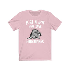 Porcupine Lover T-Shirt for Boys - porcupine print design