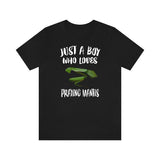 Just A Boy Who Loves Praying Mantis Shirt, Praying Mantis Lover Shirt, Praying Mantis Shirt, Praying Mantis Lover Gift, Animal Adult Kids Image 2