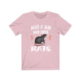 Just A Boy Who Loves Rats Shirt, Rat Lover Shirt, Rat Shirt, Rat Lover Gift, Animal Adult Kids Image 4