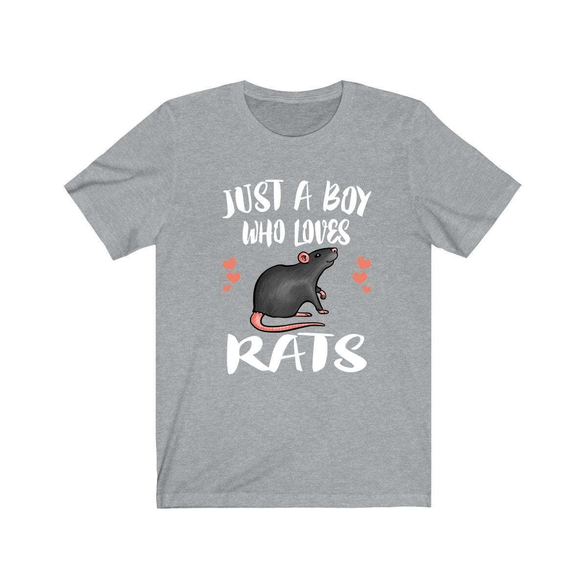 Just A Boy Who Loves Rats Shirt, Rat Lover Shirt, Rat Shirt, Rat Lover Gift, Animal Adult Kids Image 3