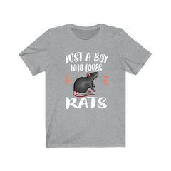 Just A Boy Who Loves Rats Shirt - rat print design